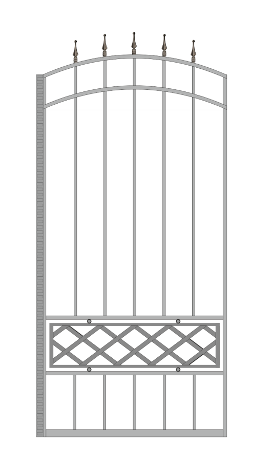 ВК №3 Калитка "Легион" Габариты:1015*2100 мм.